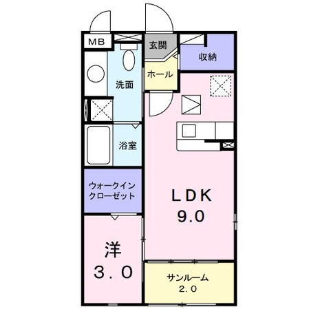 エミネンスムラカワⅡの物件間取画像